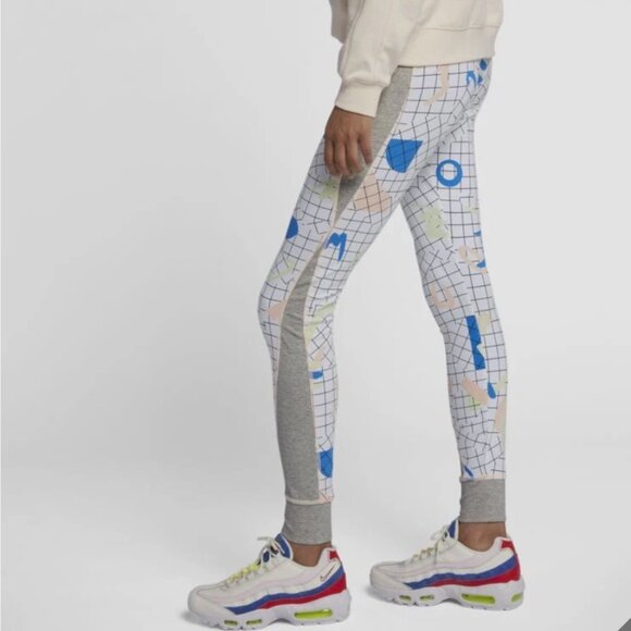 Nike Sportswear Archive Legging AOP Tight Pant Gym Yoga Running Size Small - Picture 1 of 6